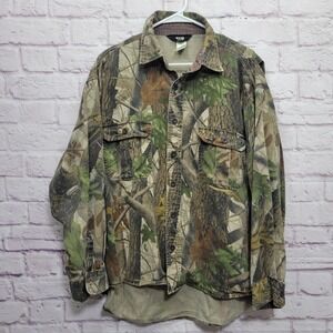 VTG Walls Realtree Camo Button Shirt Mens XL‎ Outdoor Hunting Utility Woodsy